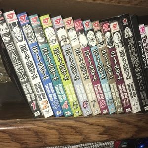 Death note English manga series and extras